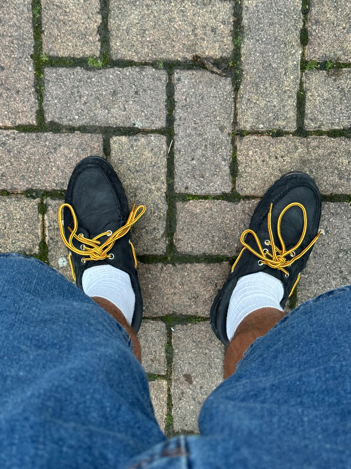 Yellow & Tan Laces - 140cm