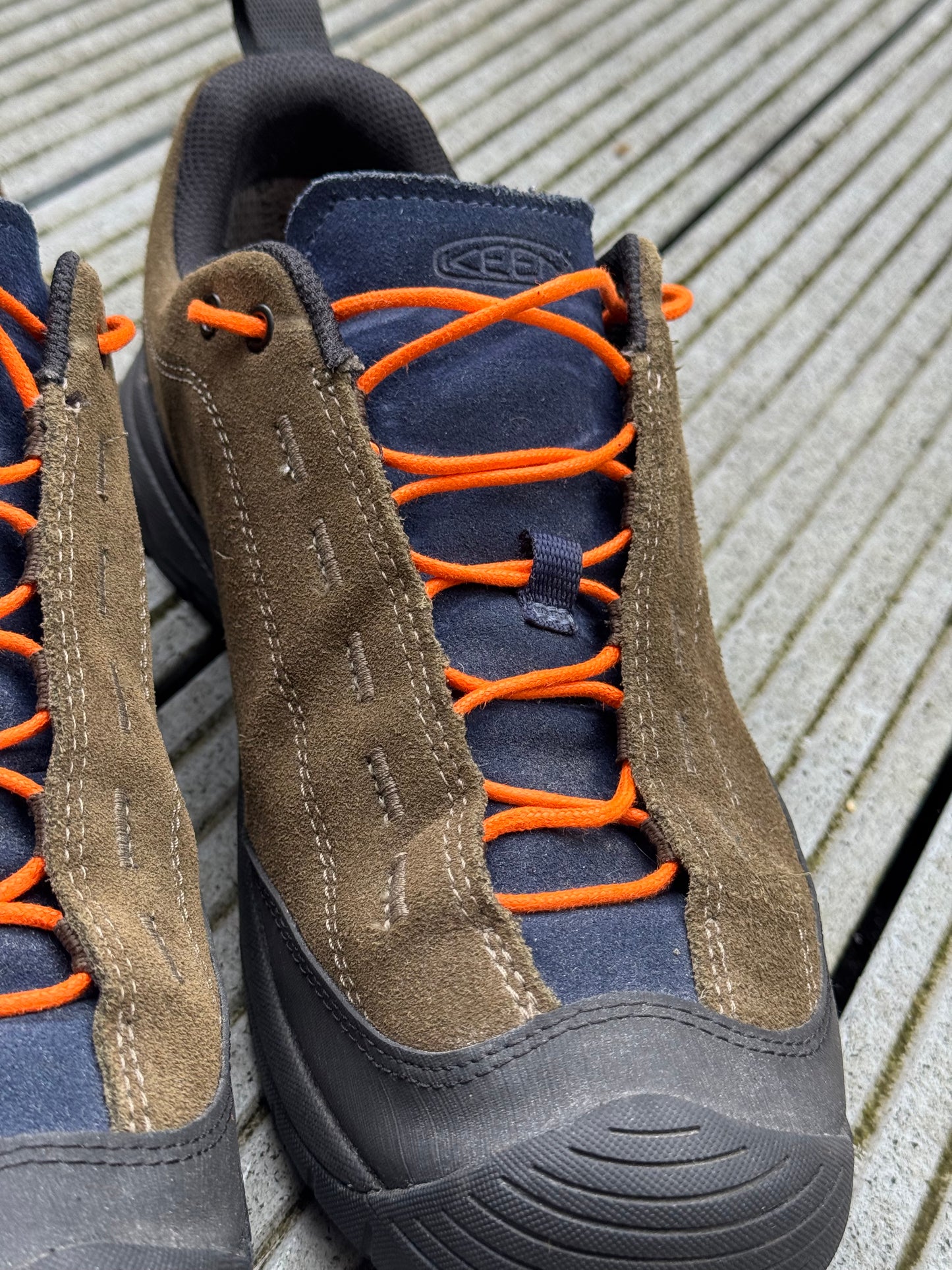 Orange Waxed Round Laces - 120cm