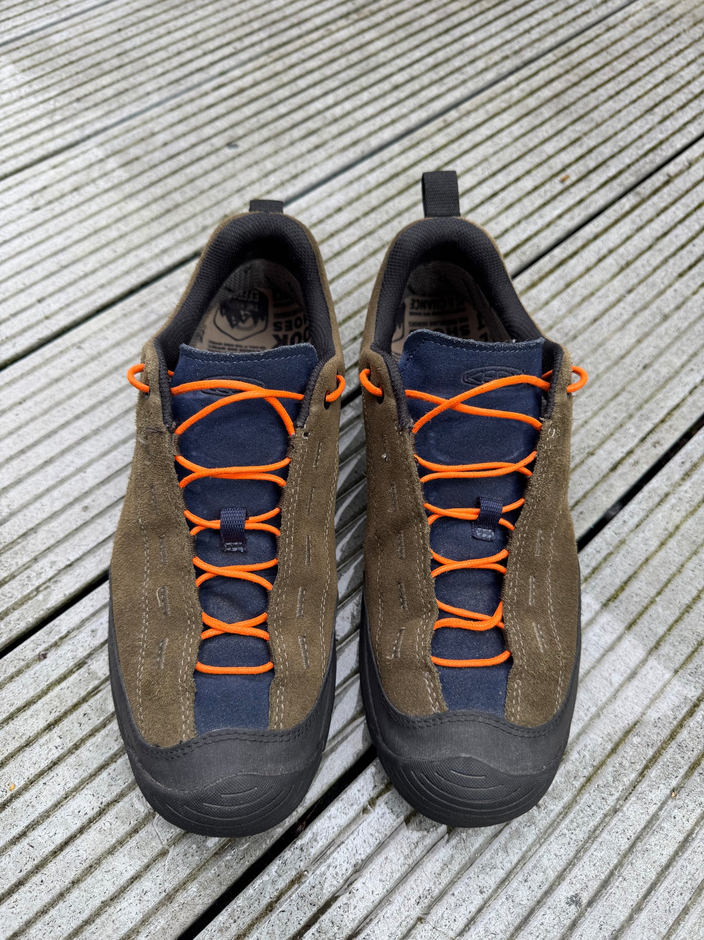 Orange Waxed Round Laces - 120cm