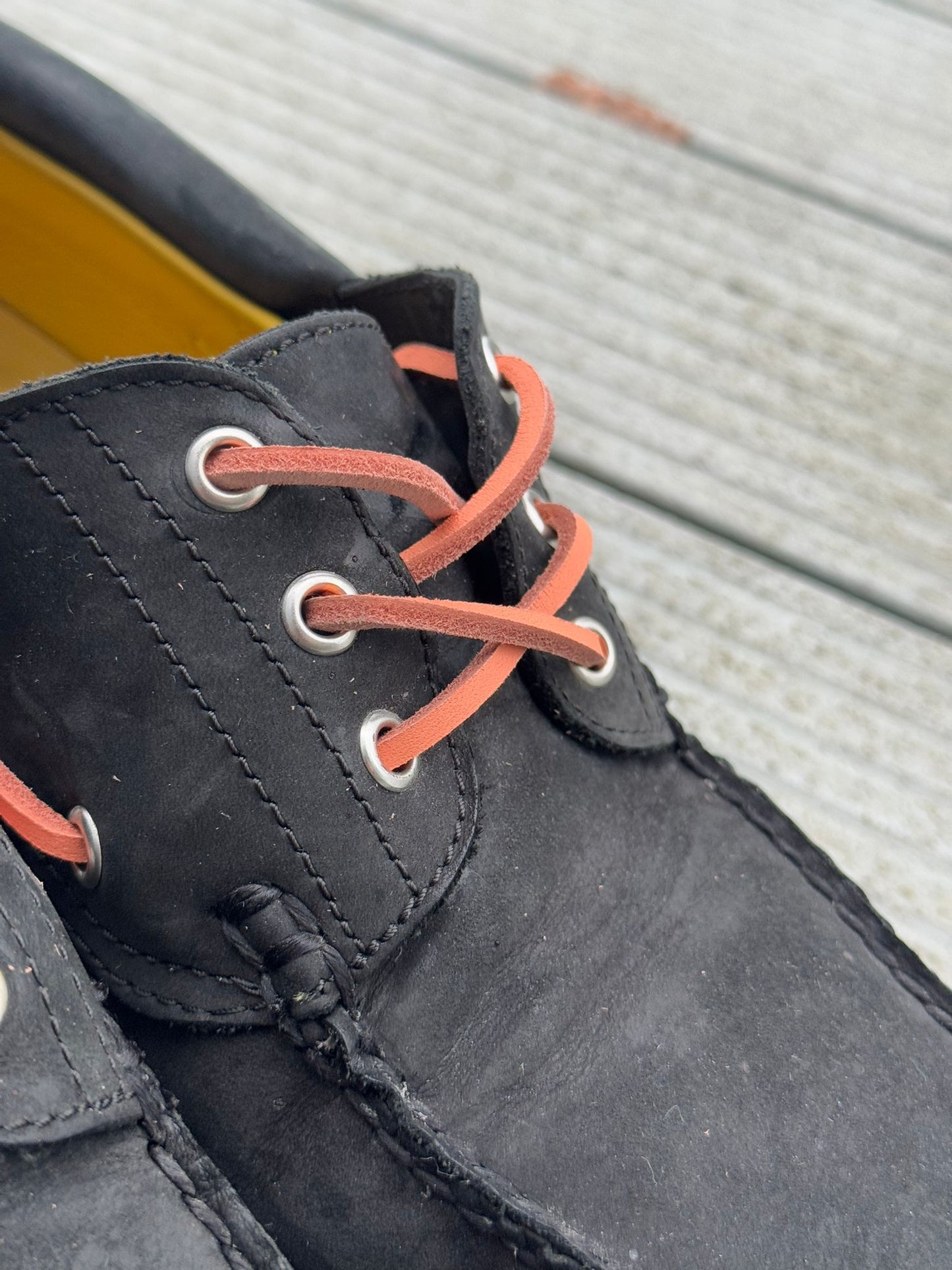 Peach Leather Laces - 120cm
