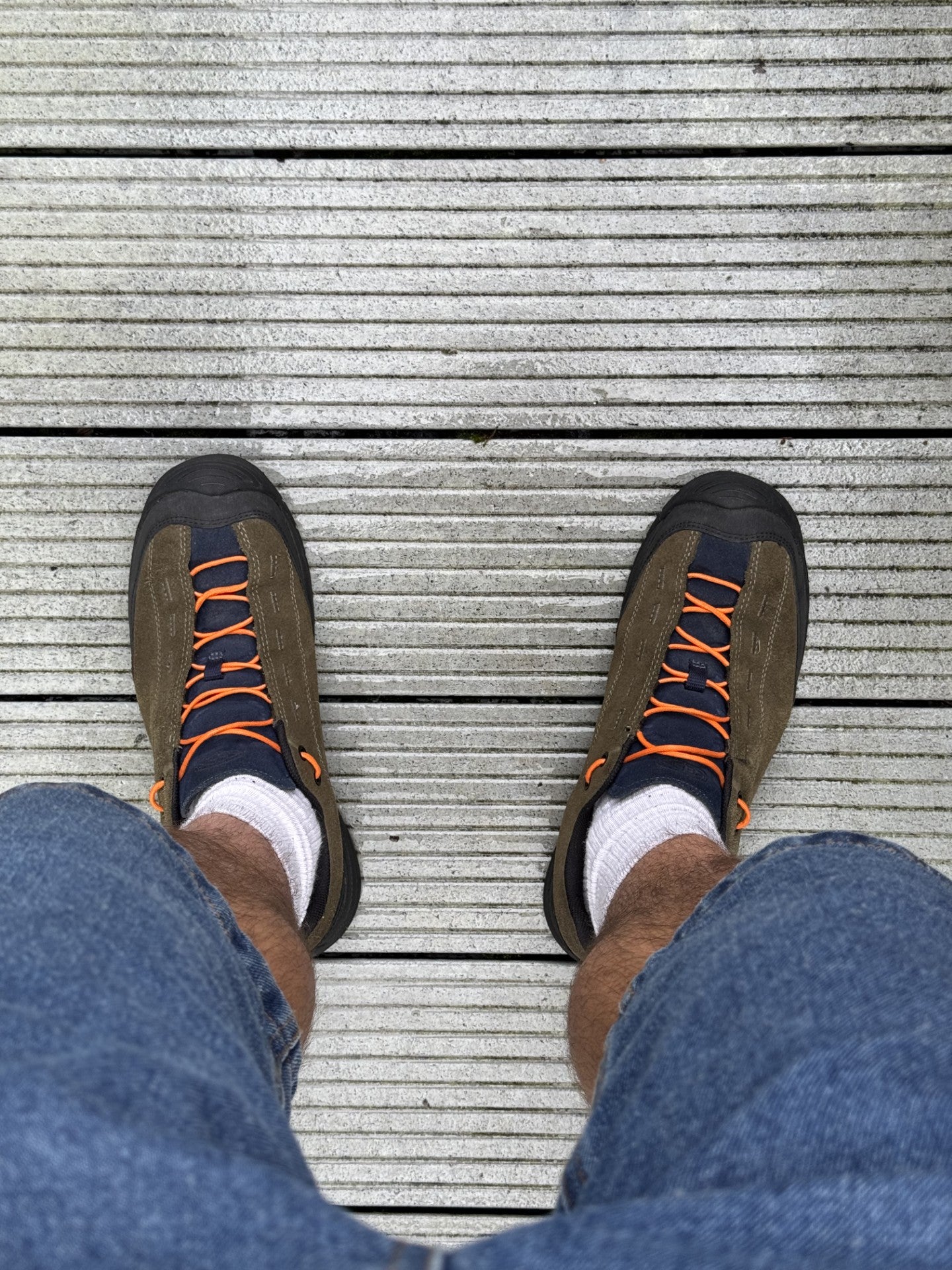 Orange Waxed Round Laces - 120cm